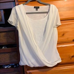 White chiffon blouse